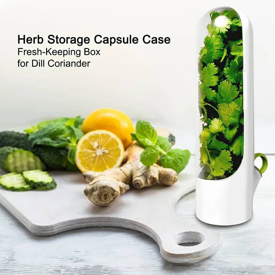 Capsule de stockage et conservation d'herbes