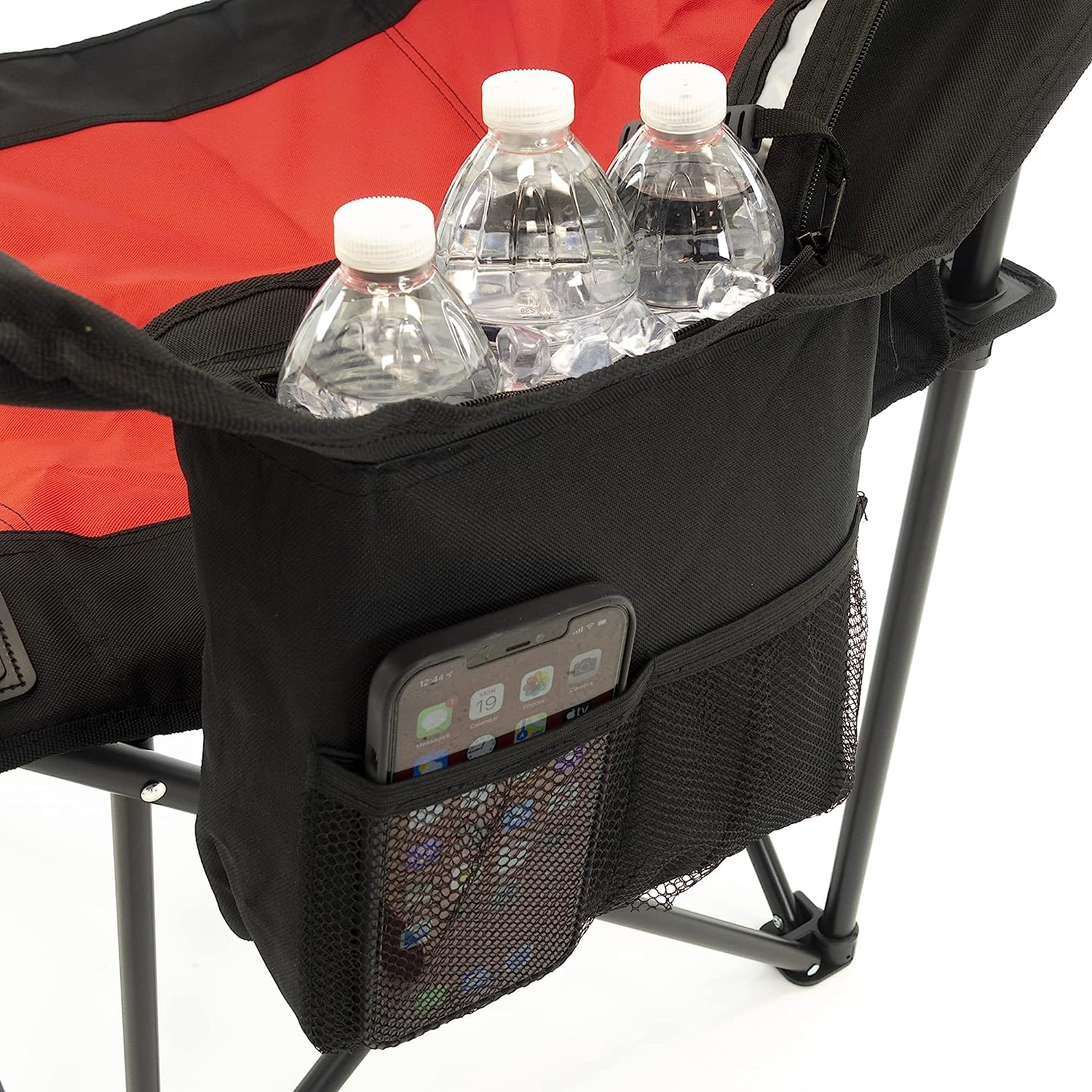 RTIC Chaise de camping pliante avec porte-boissons et sacs isoterme