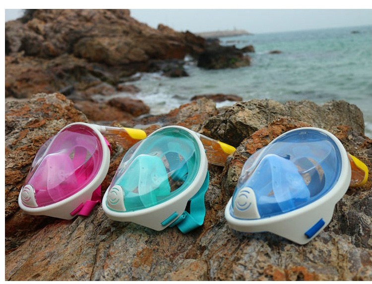 Masques de Plongée 180° Plein Visage Anti-Buée et Antifuite