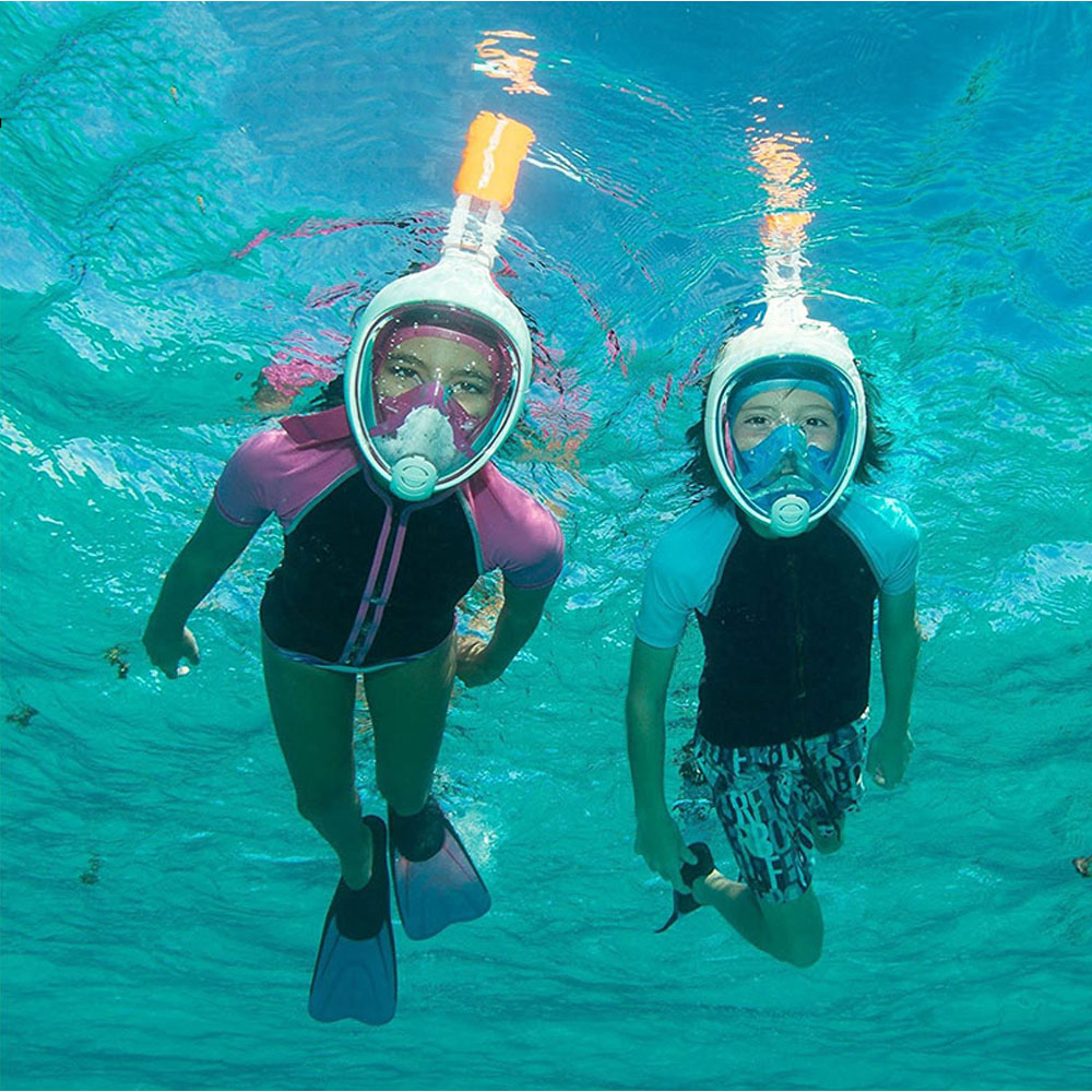 Masques de Plongée 180° Plein Visage Anti-Buée et Antifuite