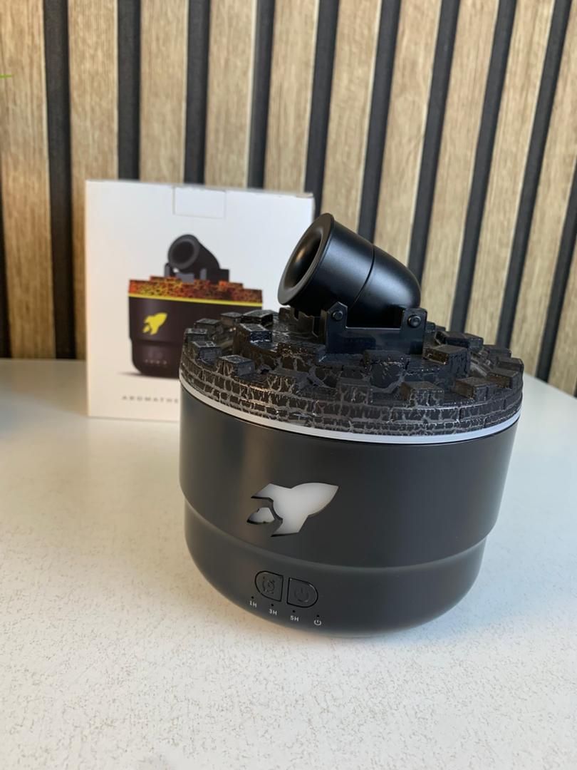 Cannon aroma humidifier with colorful LED lights