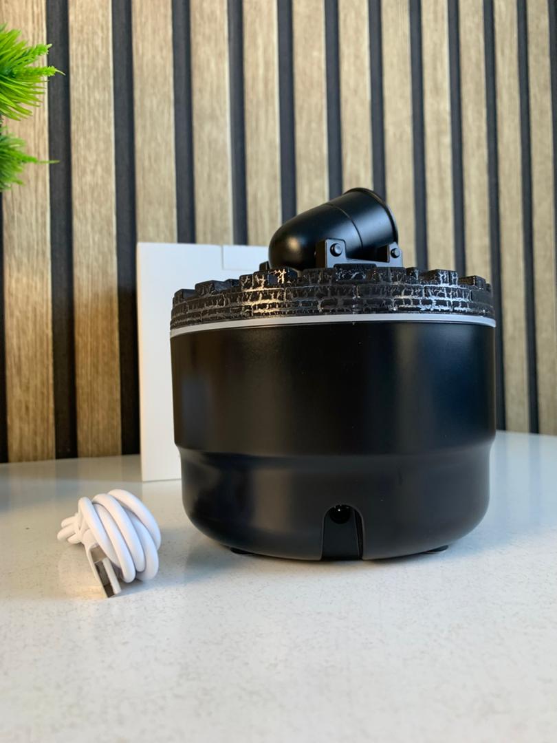 Cannon aroma humidifier with colorful LED lights