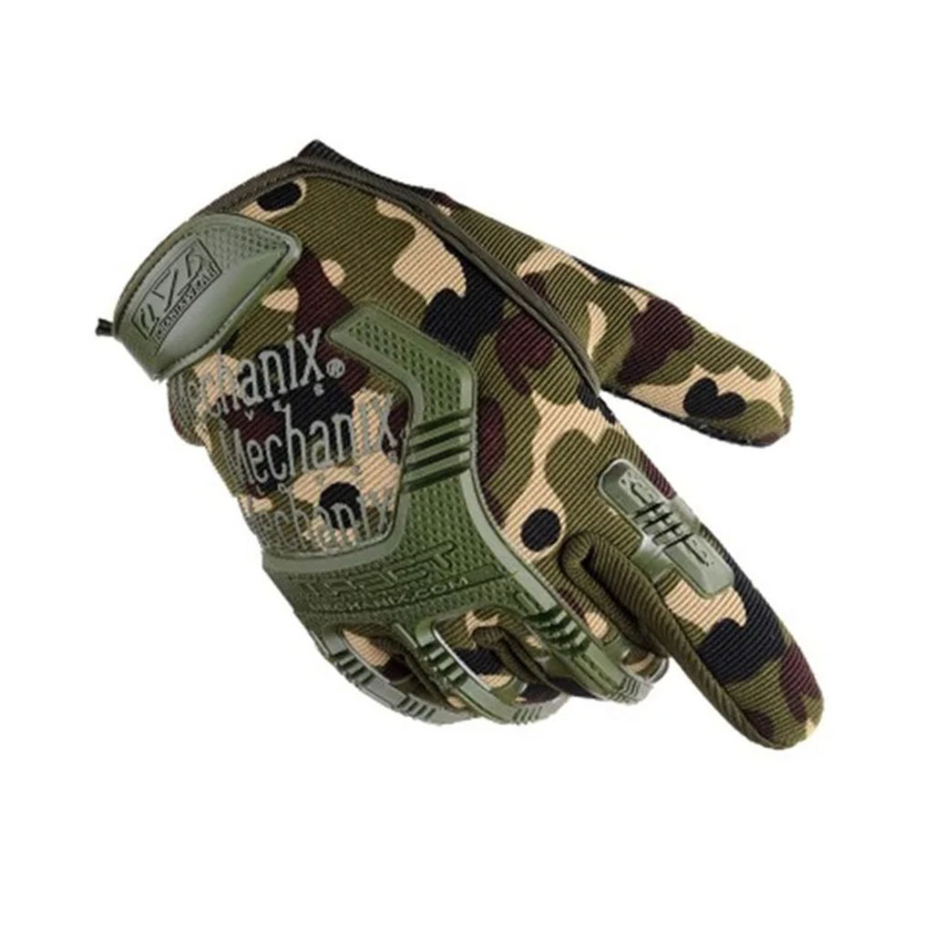 Anti-slip motorcycle gloves with cushioning