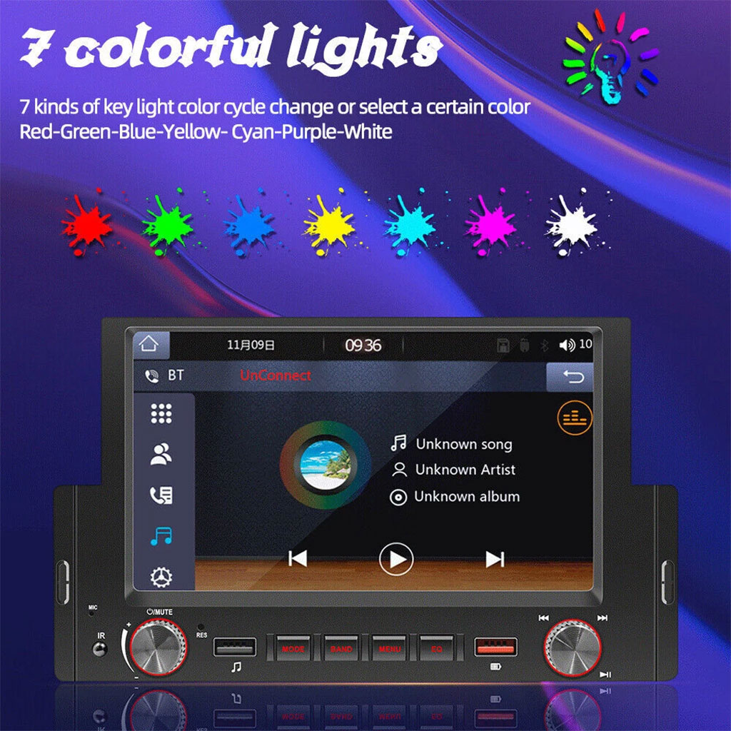 Touchscreen Car Radio with Apple CarPlay, Android Auto and GPS