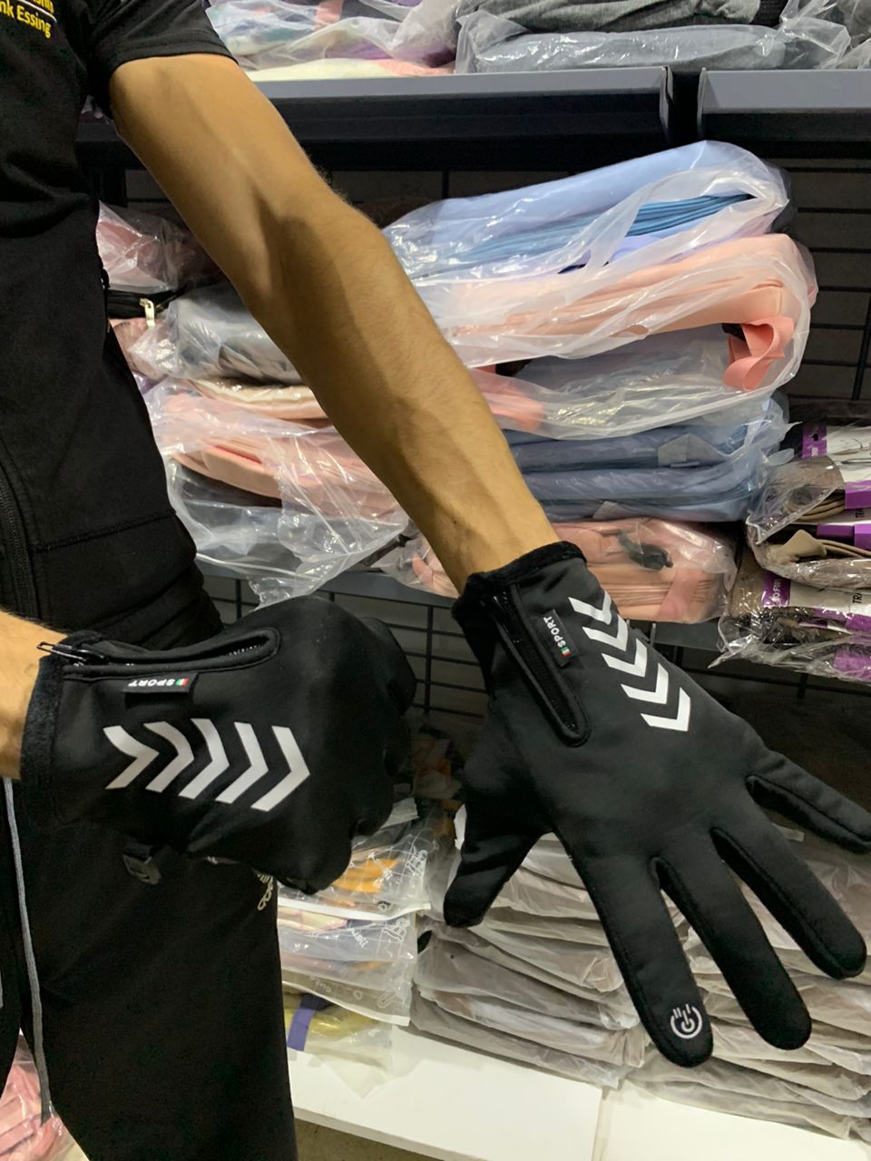 Motorcycle winter pack: waterproof suit + thermal gloves + balaclava V2
