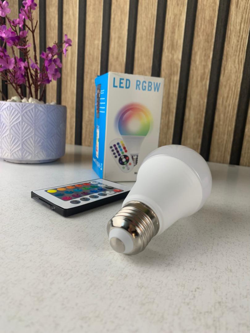 Dimmable E27 RGBW LED Bulb, 16 Colors