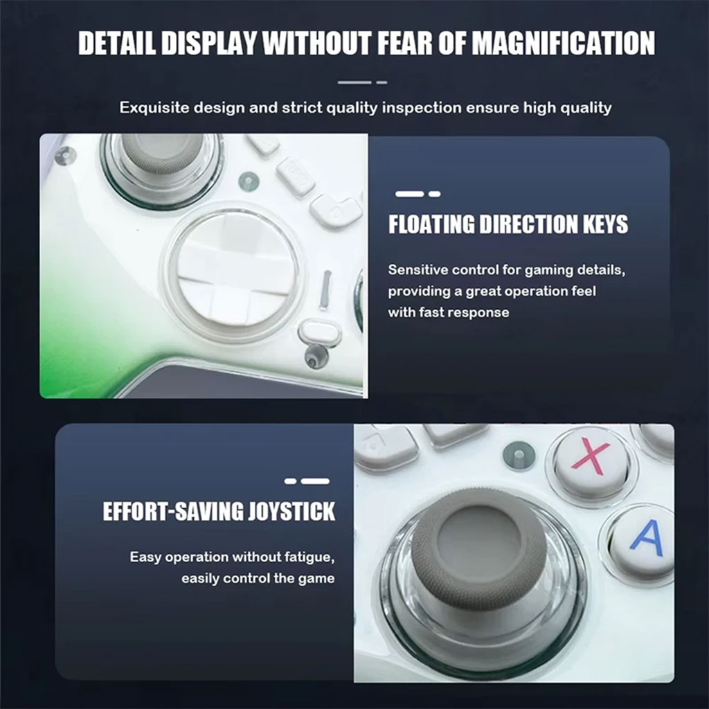 Manette de jeu sans fil X6 pour P4, P3, Android, iOS, PC, Switch