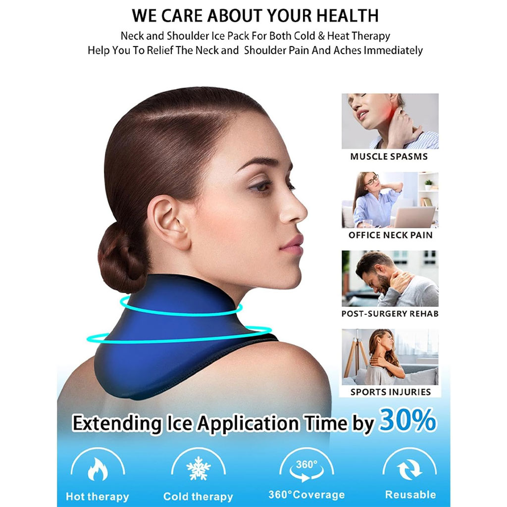 Reusable Hot and Cold Gel Neck Pack