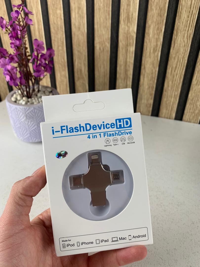 فلاش ميموري i-Flash سعة 256 جيجابايت 4 في 1