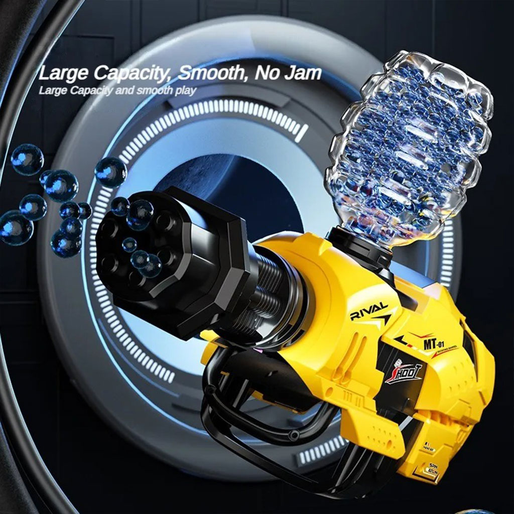 Gatling mechanical gel ball blaster