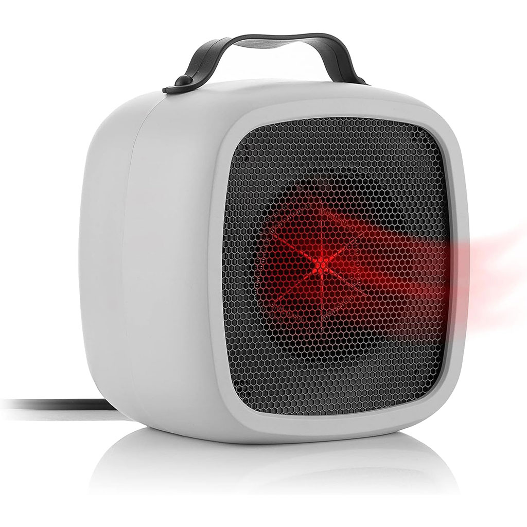 500W Ceramic Fan Heater with Smart Thermostat