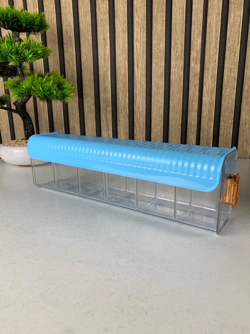 Multi-compartment storage box, 1 piece