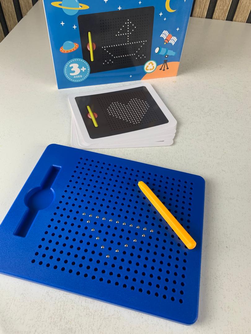 Magnetic drawing board for kids with pen