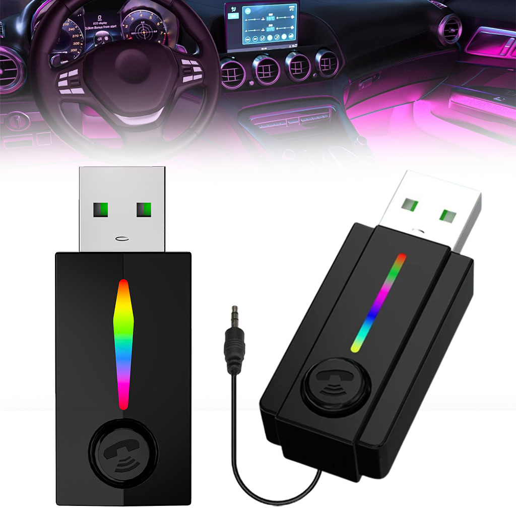 Bluetooth car receiver with AUX cable