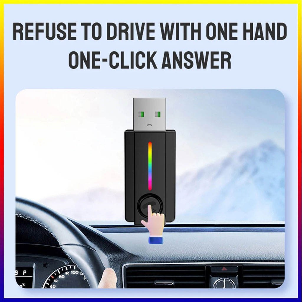 Bluetooth car receiver with AUX cable