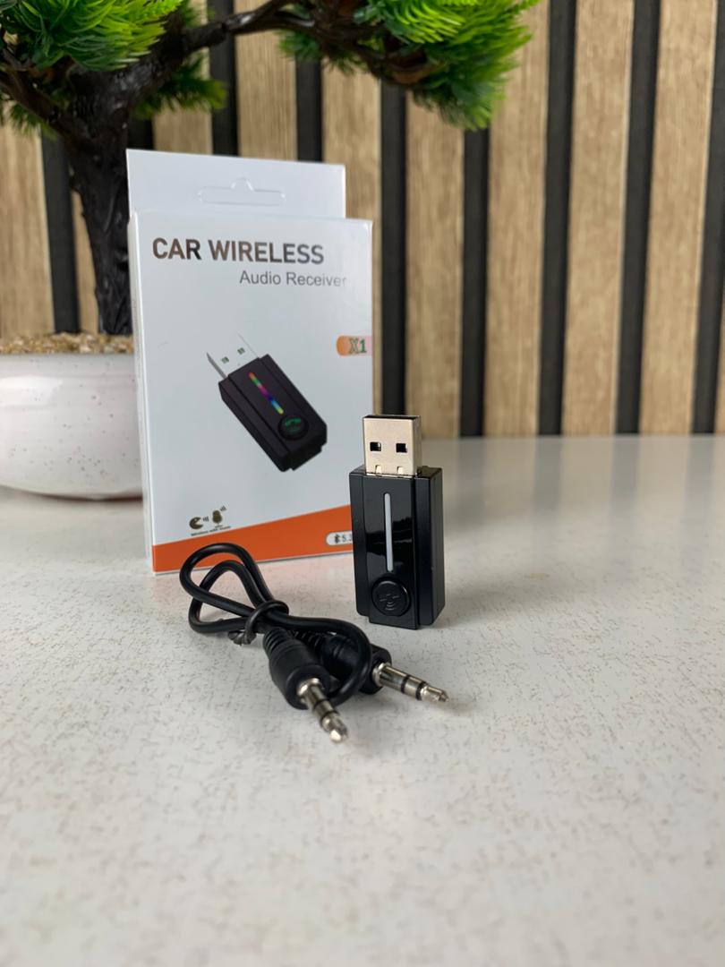 Bluetooth car receiver with AUX cable