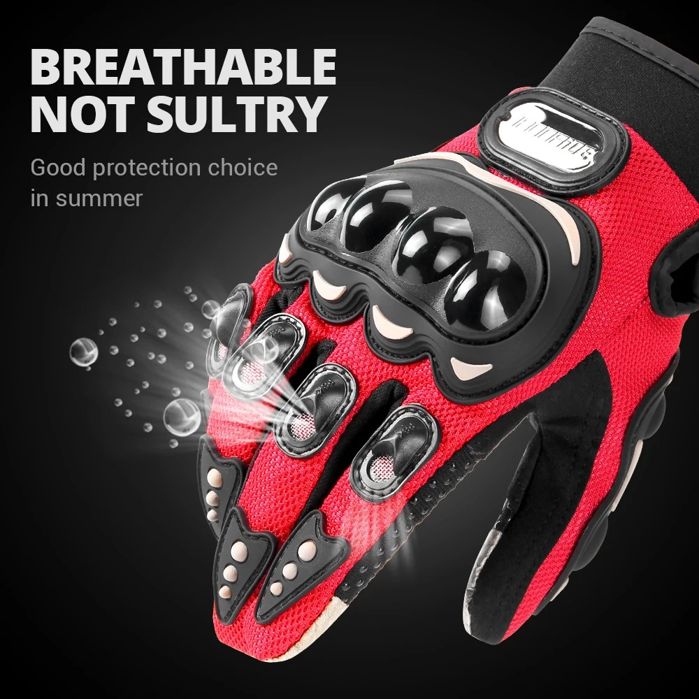 Winter motorcycle pack: thermal full balaclava + Pro Biker protective gloves