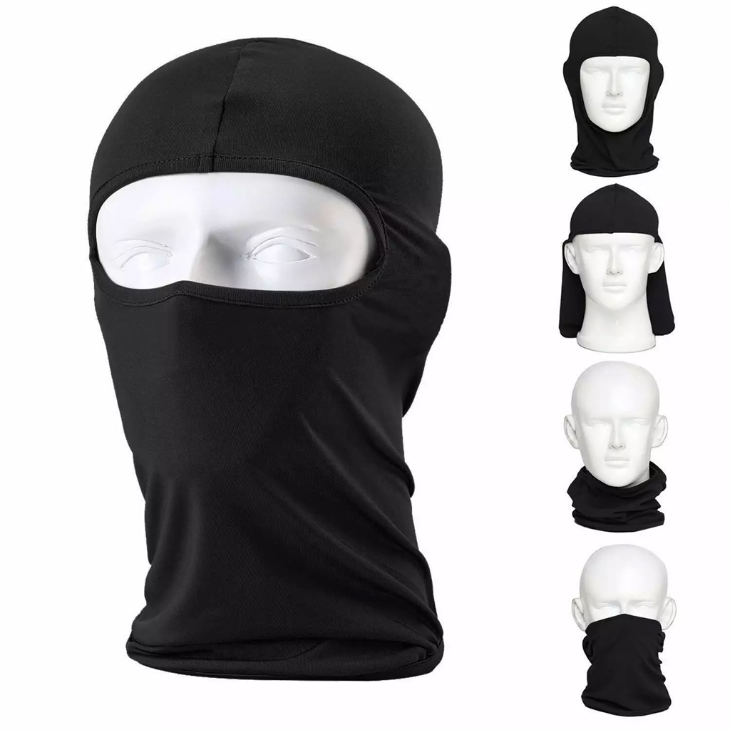 Winter motorcycle pack: thermal full balaclava + Pro Biker protective gloves