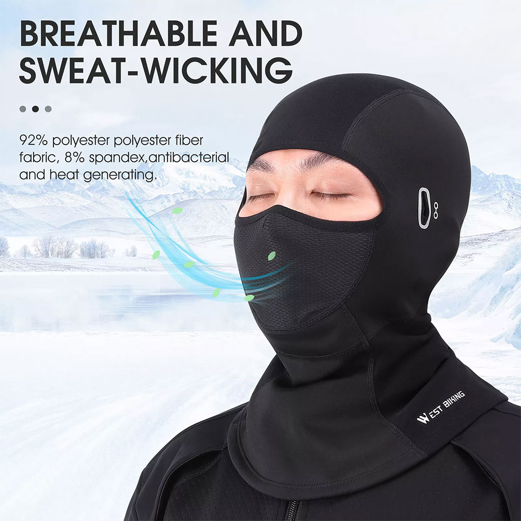 Motorcycle winter pack: Professional balaclava and breathable Pro Biker gloves