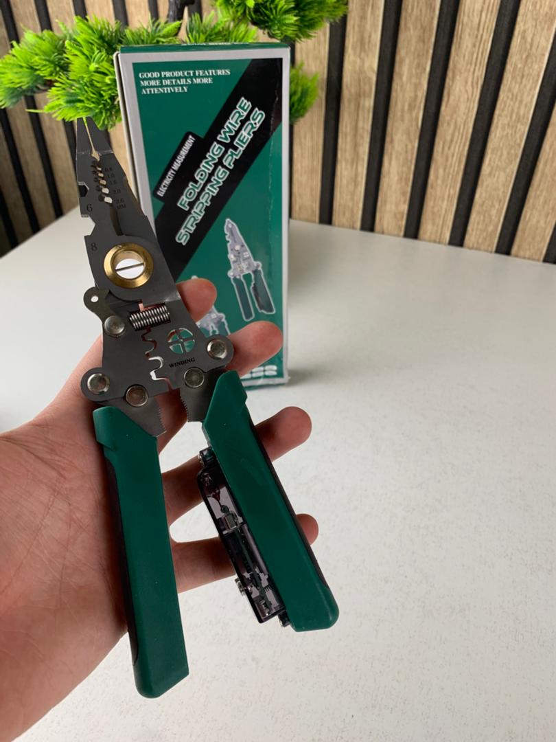 Pince à dénuder multifonction avec testeur de tension