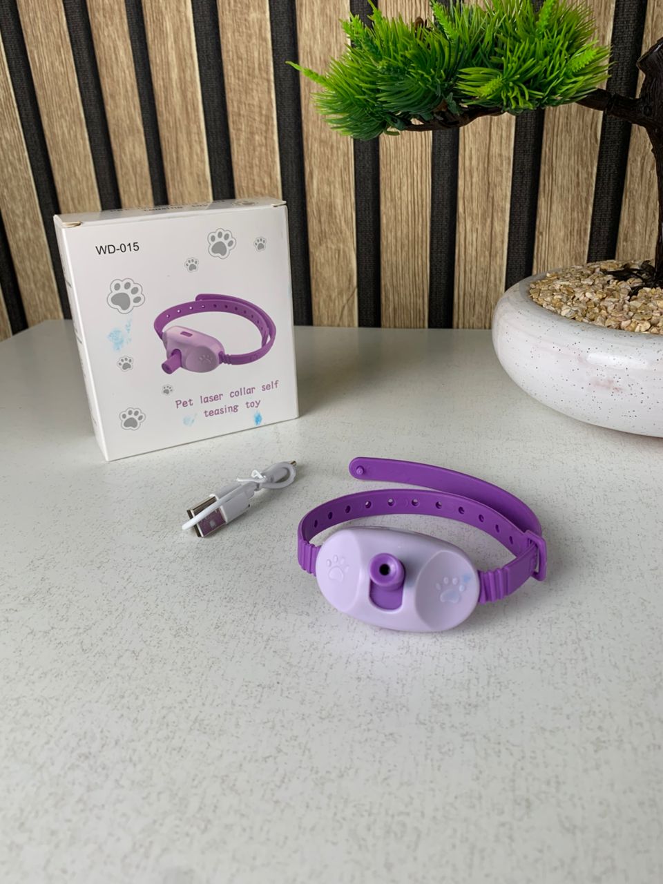 طوق ليزر LED تفاعلي للقطط