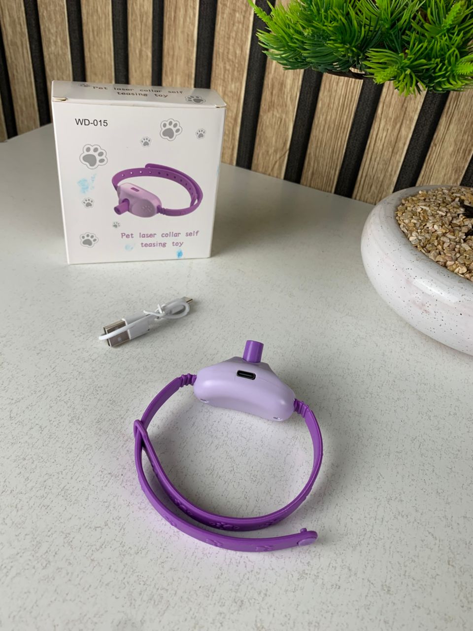 طوق ليزر LED تفاعلي للقطط