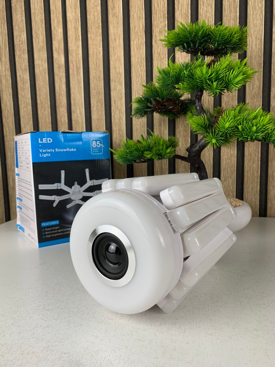 مصباح LED قابل للطي ببرغي 6500 كلفن