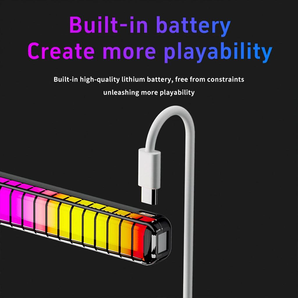 Lampe d'ambiance musicale pour voiture avec humidificateur RGB, 1 pièce