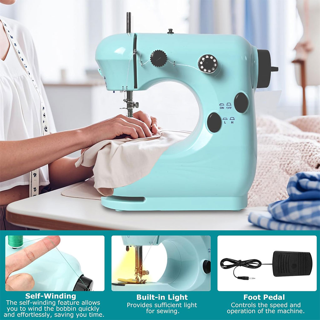 Portable lightweight electric sewing machine JYSM-301