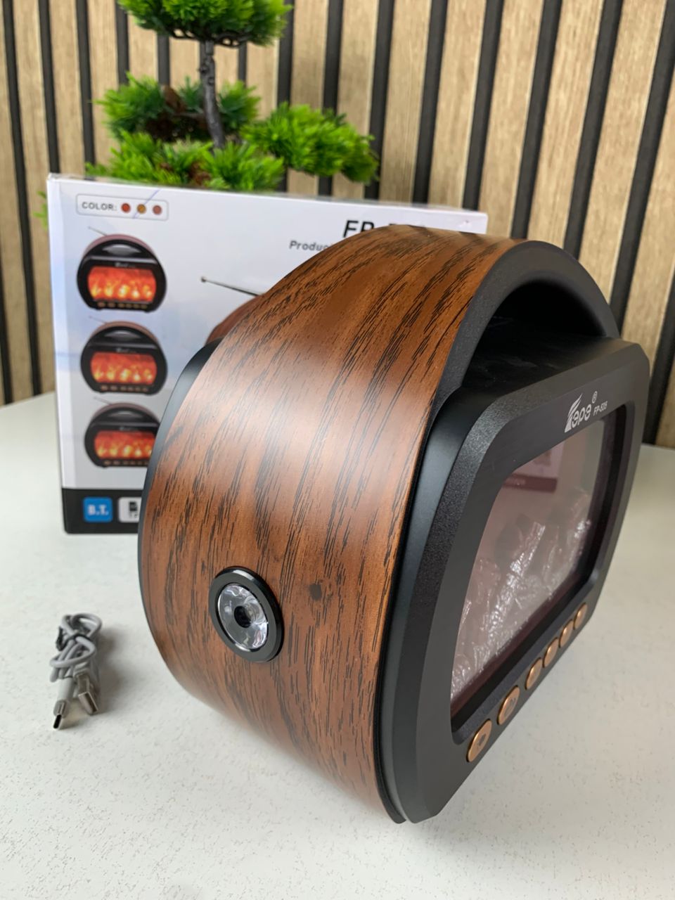 Wireless Bluetooth Flame Pattern Speaker FP-535