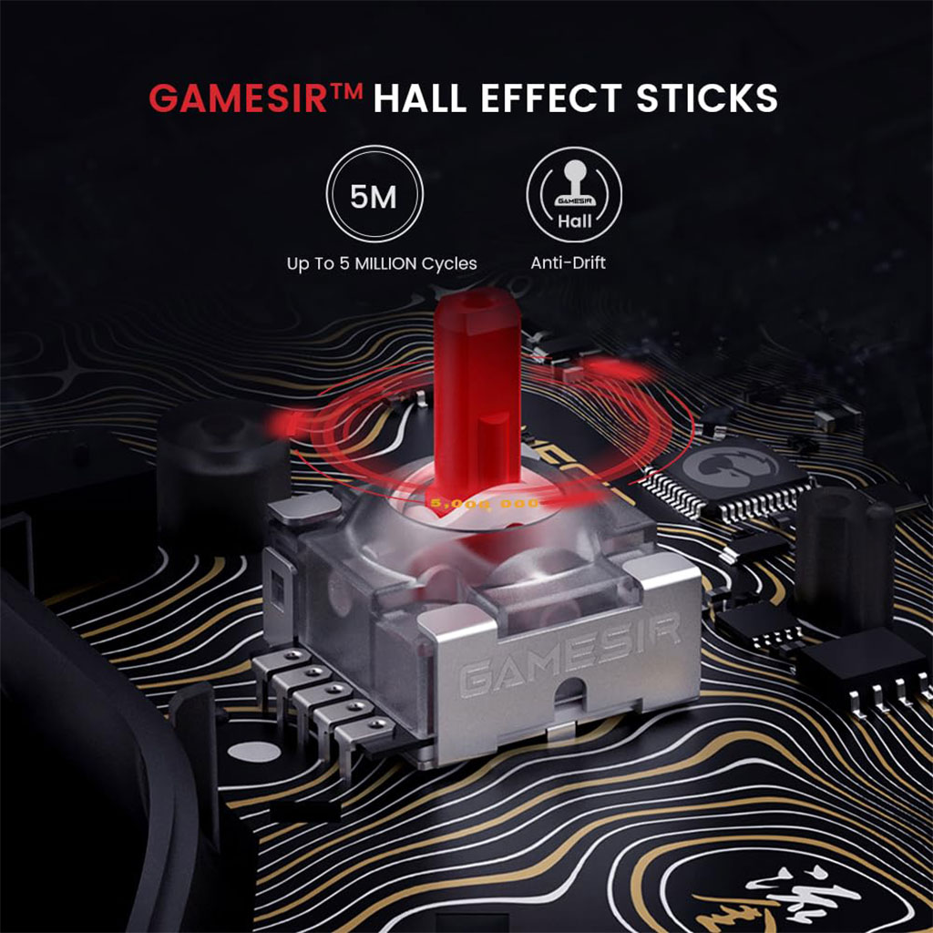 وحدة تحكم سلكية GameSir Kaleid Flux بإضاءة RGB لجهاز Xbox