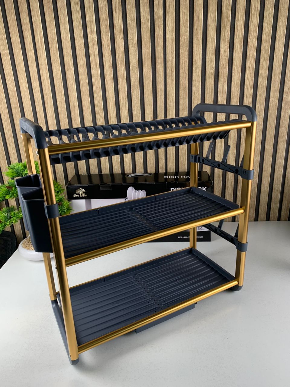 3-Tier Aluminum Dish Drying Rack SX-841