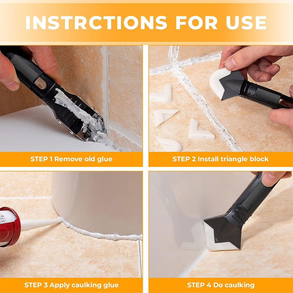 5-in-1 Silicone Joint Smoothing Tool