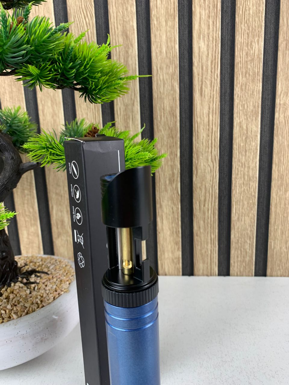 Electric jet flame lighter with safety lock and bottle opener
