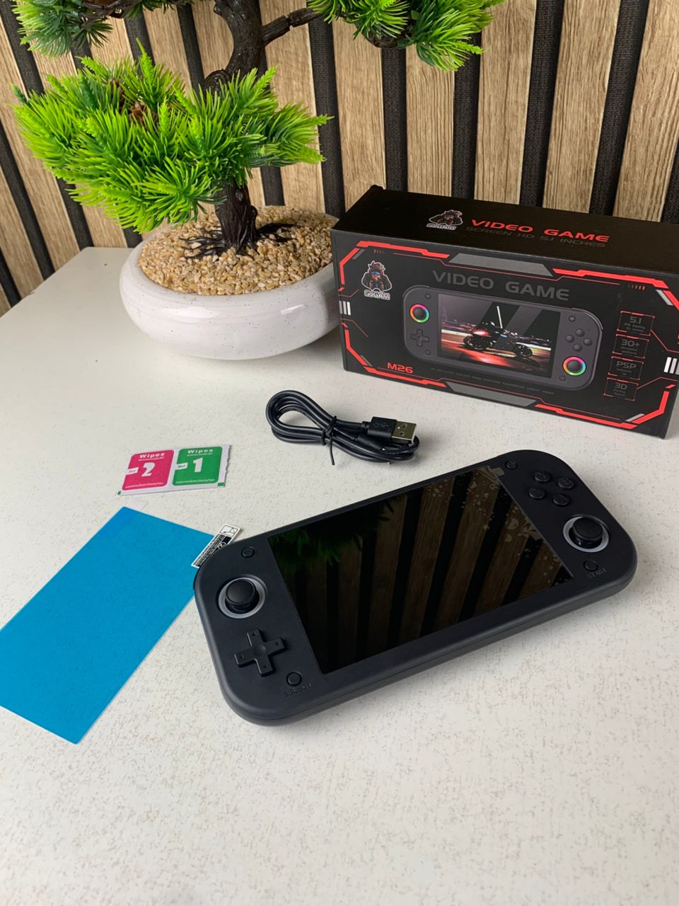 Console de jeu portable rétro M26, 64 Go, 20 000 jeux, 25 émulateurs