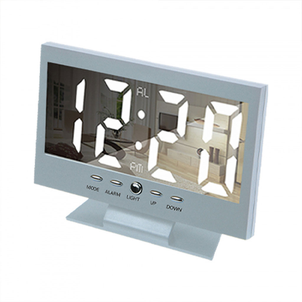 ساعة منبه رقمية بمرآة LED موديل DS-8082L