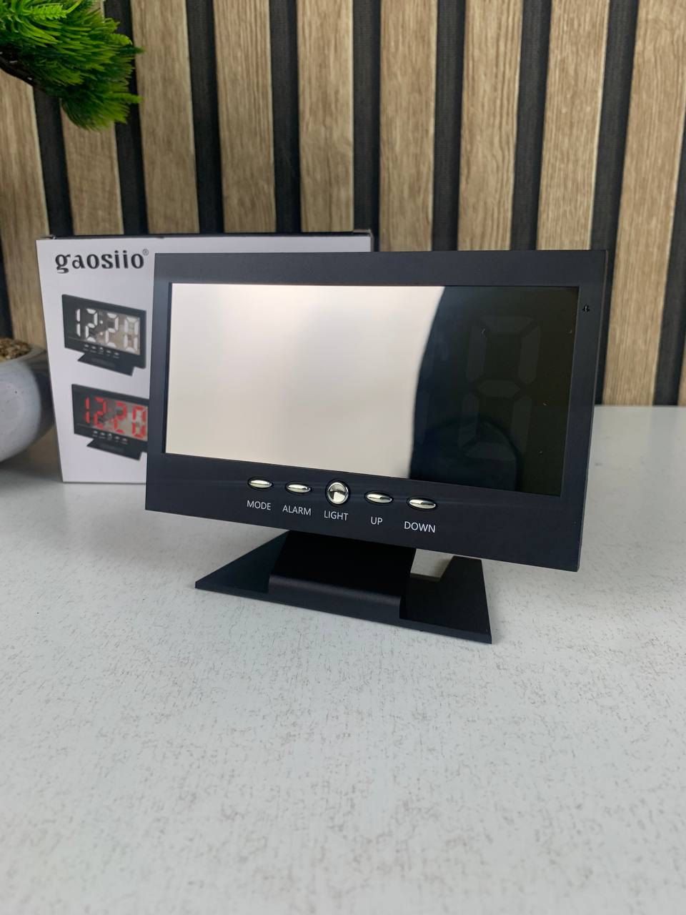 ساعة منبه رقمية بمرآة LED موديل DS-8082L