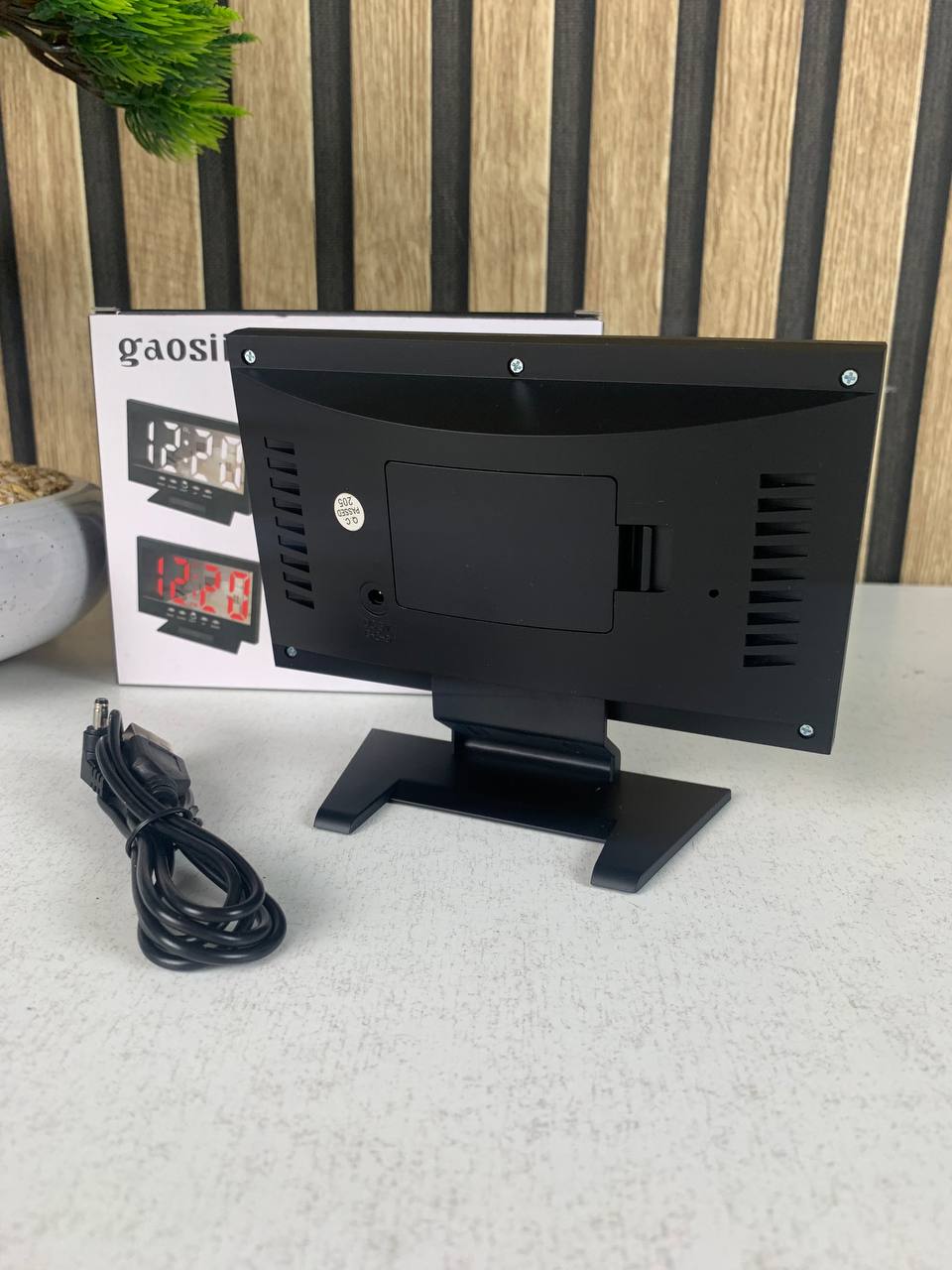 ساعة منبه رقمية بمرآة LED موديل DS-8082L