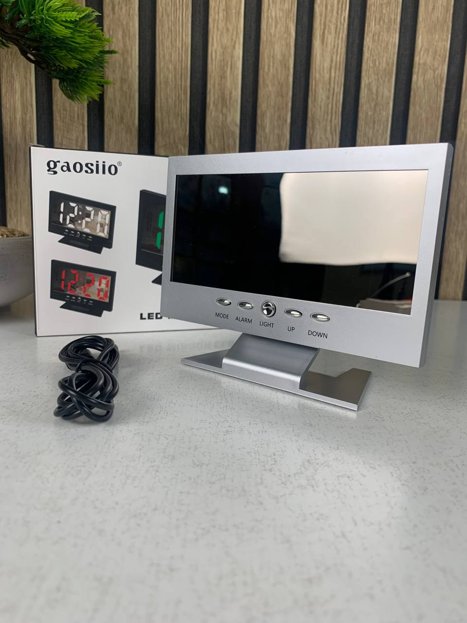 ساعة منبه رقمية بمرآة LED موديل DS-8082L