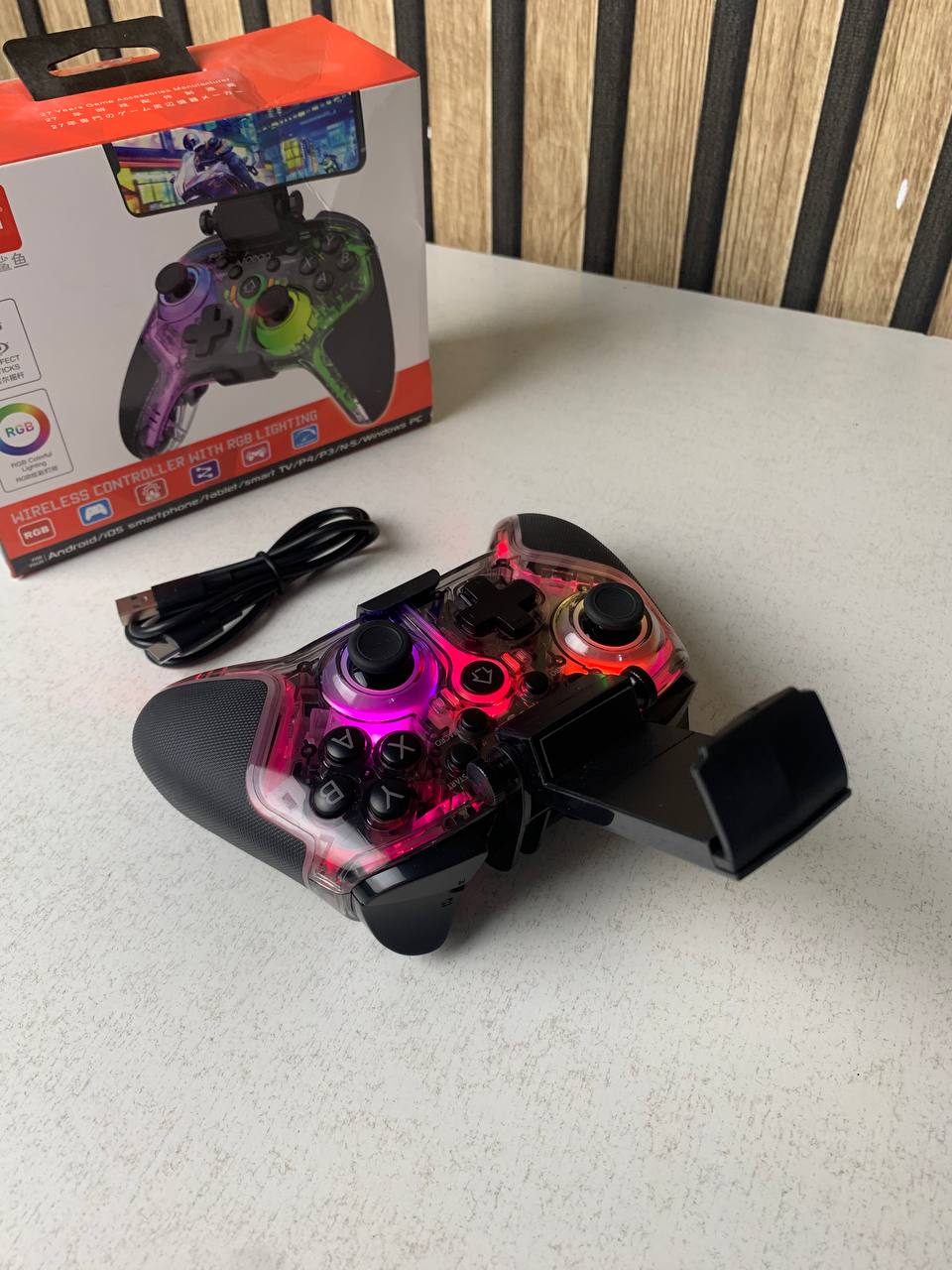IPEGA PG-9666TH Wireless Gaming Controller with RGB Lighting