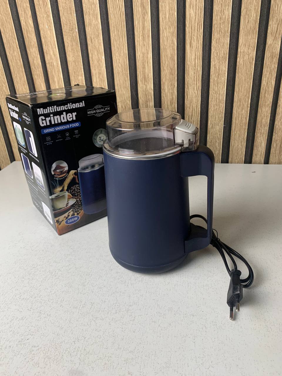 Electric coffee and spice grinder 300W stainless steel