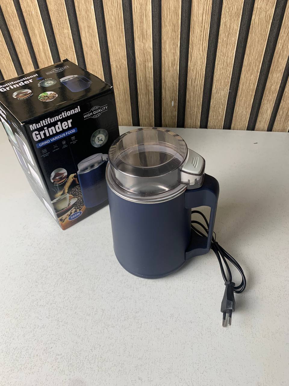 Electric coffee and spice grinder 300W stainless steel