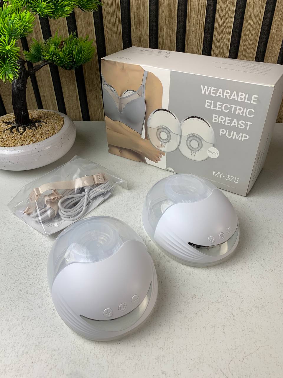 Tire-lait électrique double mains libres MY-375, 4 modes et 12 niveaux