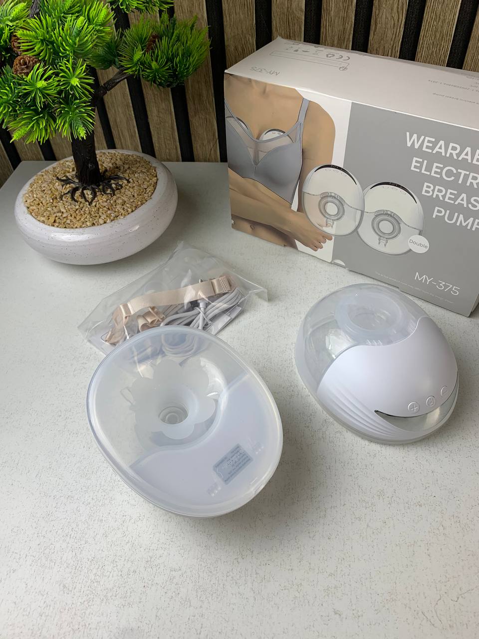 Tire-lait électrique double mains libres MY-375, 4 modes et 12 niveaux