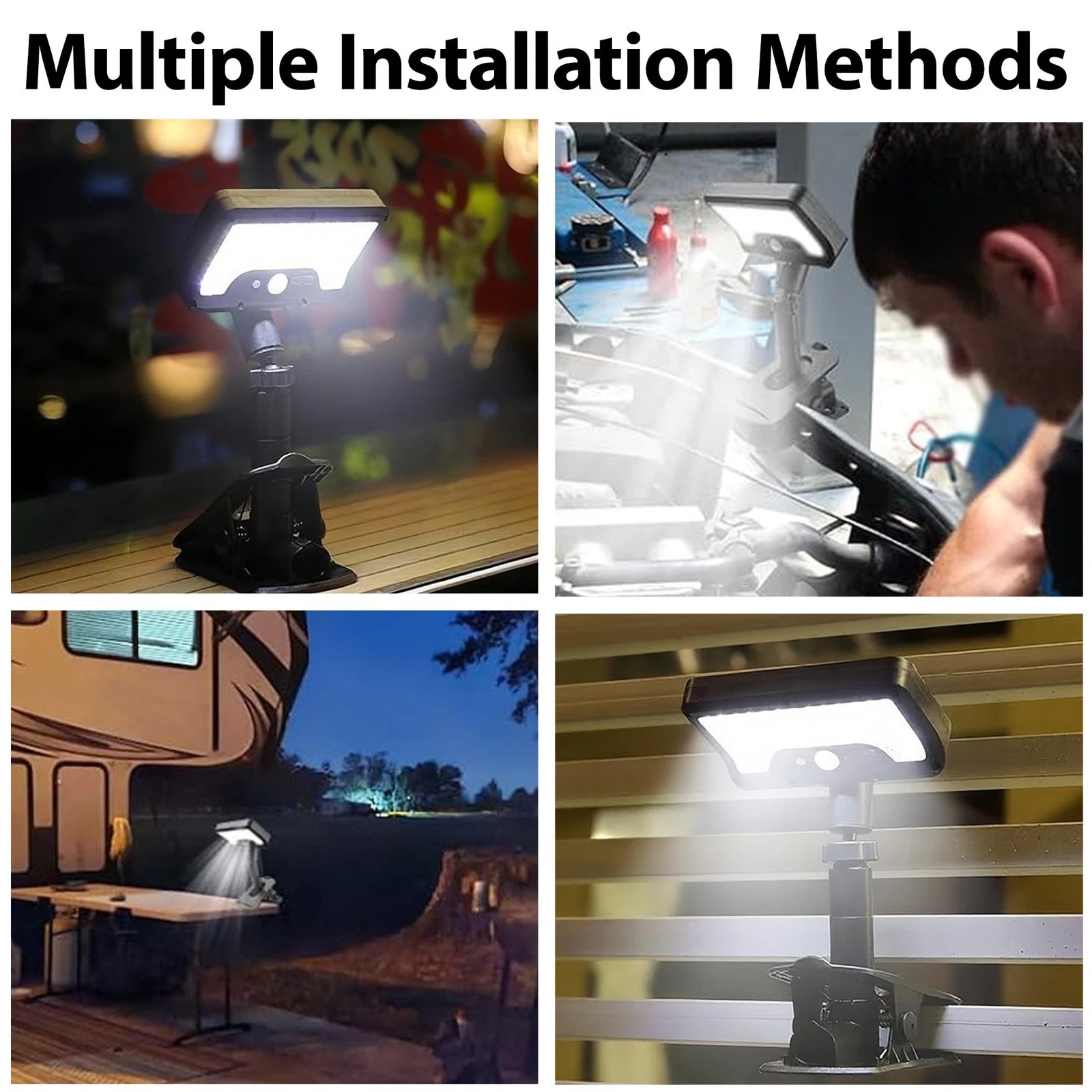 Solar LED clip wall light with motion sensor YX-672L-1