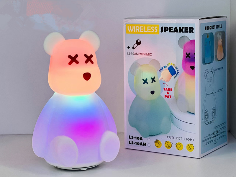 Haut-parleur sans fil licorne avec microphone karaoké LS-10BM