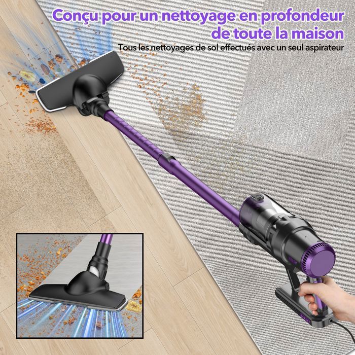 Multismart 5-in-1 Corded Stick Vacuum Cleaner, 500W, 18KPa