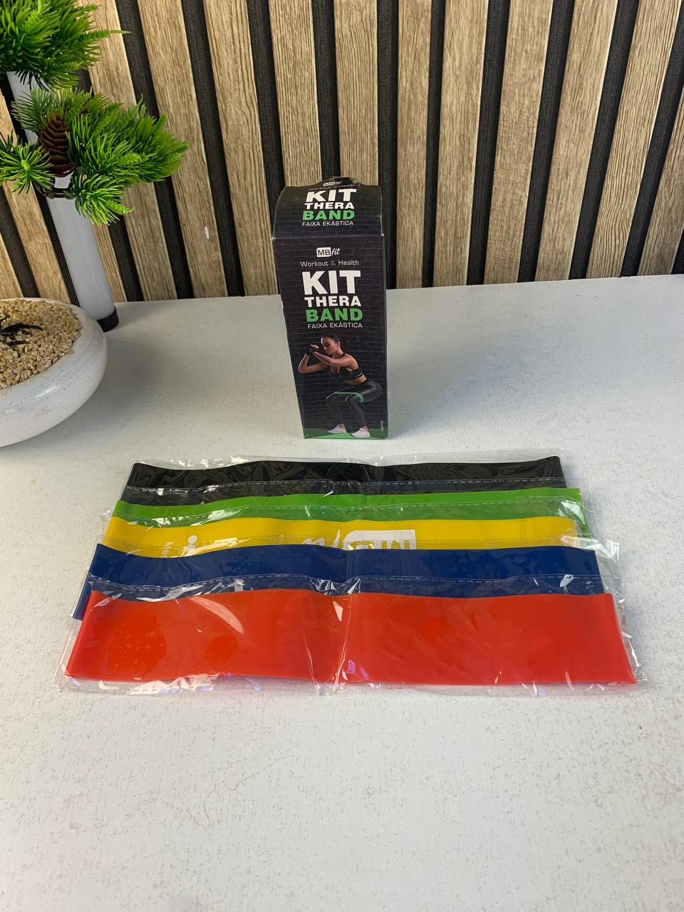 5-Piece resistance band set for exercise