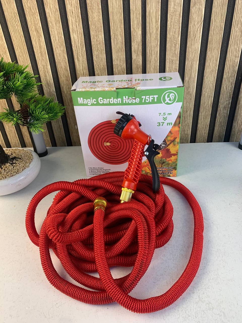 Tuyau de jardin extensible Magic Hose 7.5m à 35m