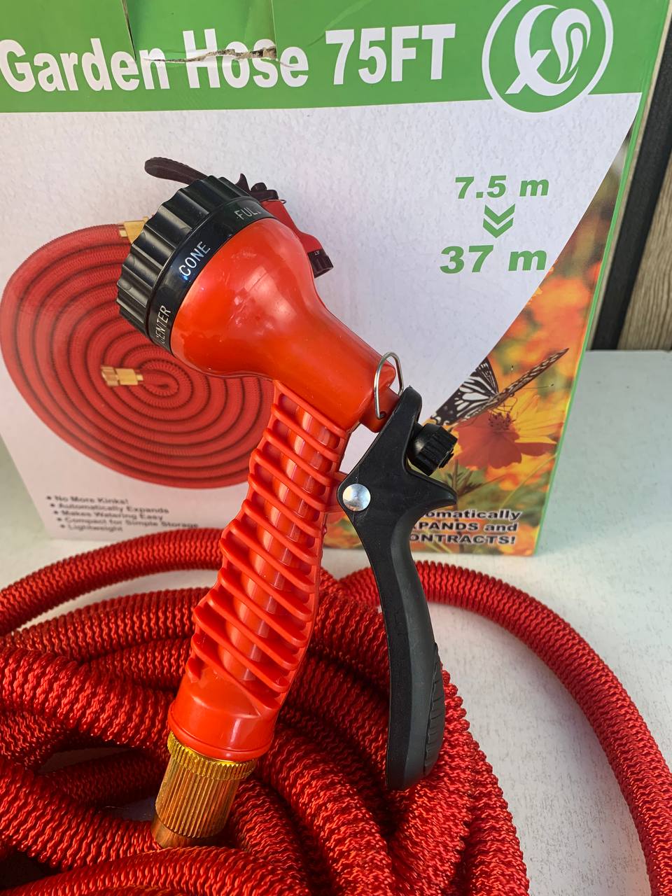 Tuyau de jardin extensible Magic Hose 7.5m à 35m